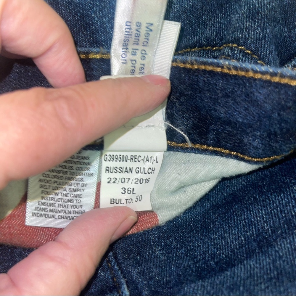 Lucky Brand Men's Jeans 36x34 Blue 211 Original Straight  Leg - Picture 10 of 11